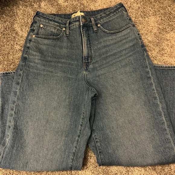 Madewell high-waisted wide leg jeans - Picture 2 of 7